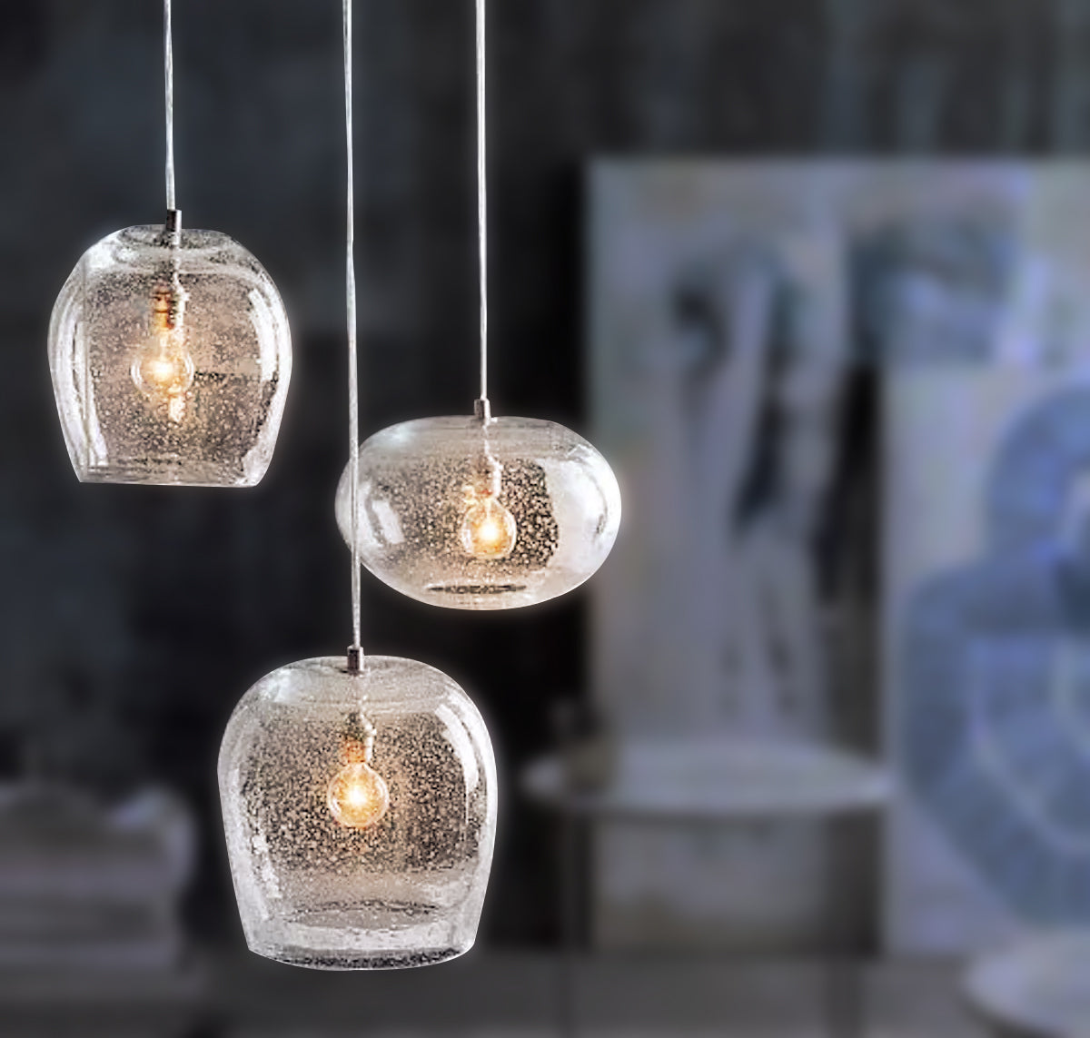 Roost Seeded Glass Pendant Lamps-2