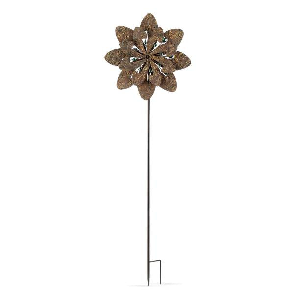 Floral Pinwheel Garden Stake By SPI Home | Outdoor Decor | Modishstore-3
