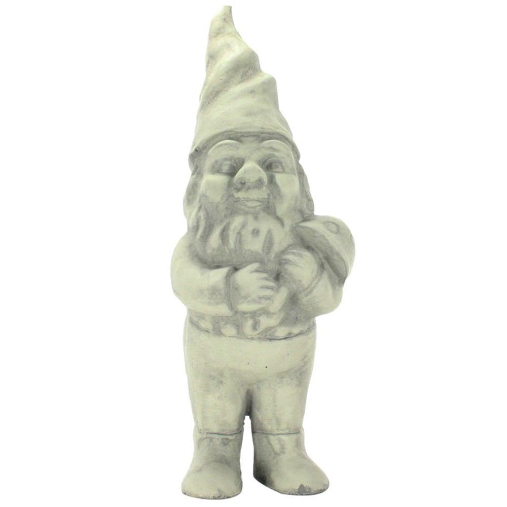 HomArt Clifford the Cement Garden Gnome - Grey - Set of 4-2