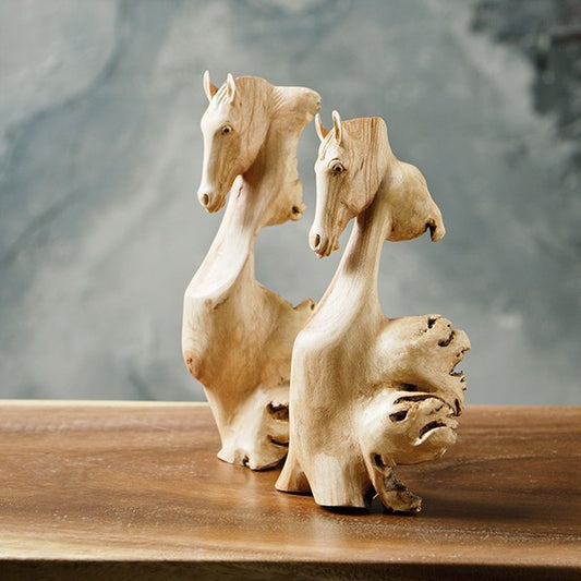 Garden Age Supply Horse Heads - Set Of 2 | Trophy Head | Modishstore