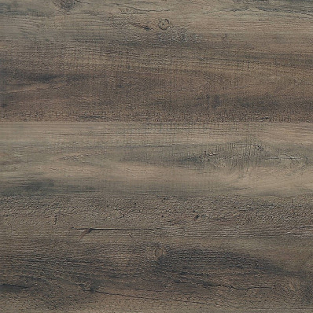 42" Black And Rustic Oak Rectangular Coffee Table With Two Shelves By Homeroots | Coffee Tables | Modishstore - 5