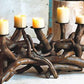 Driftwood Natural Dark Candelabra, Horizontal & Vertical | Candle Holders | Modishstore-9