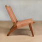 Masaya Lounge Chair - Barley Leather | Lounge Chairs | Modishstore - 19