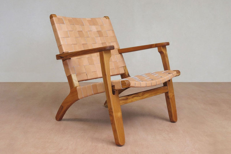 Masaya Arm Chair, Leather | Armchairs | Modishstore - 2