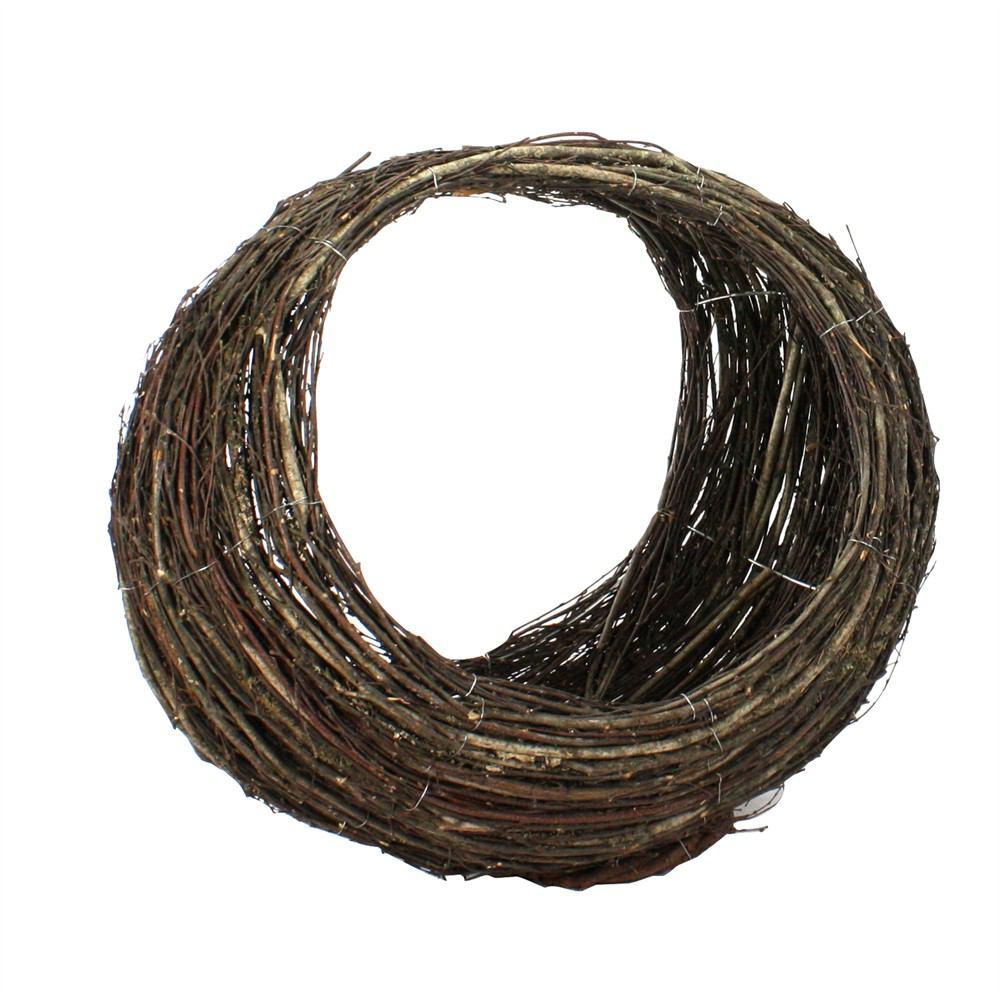 HomArt Willow Ellipse Baskets - Set of 3 - Natural-6