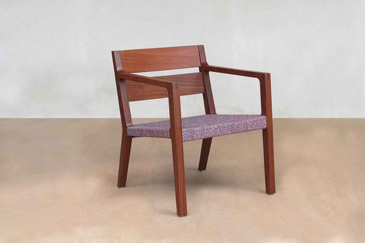 Masaya Managua Woven Manila Arm Chair - Vino Jaspe Blend | Armchairs | Modishstore