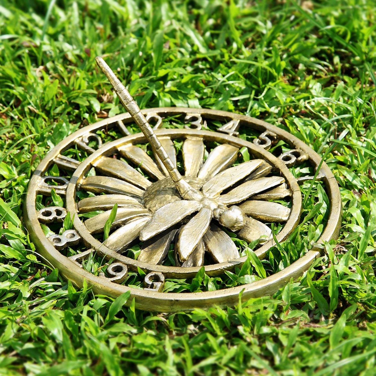 Dragonfly Sundial By SPI Home | Garden Sculptures & Statues | Modishstore