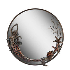Mermaid Round Mirror By SPI Home