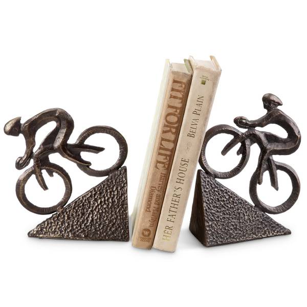 Racing Bicyclist Bookends By SPI Home | Bookends | Modishstore-3