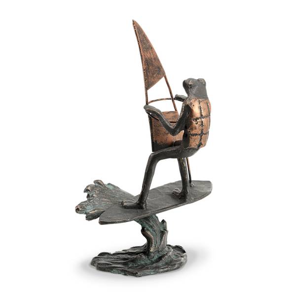 Wave Catching Surfer Frog By SPI Home | Home Accents | Modishstore-5