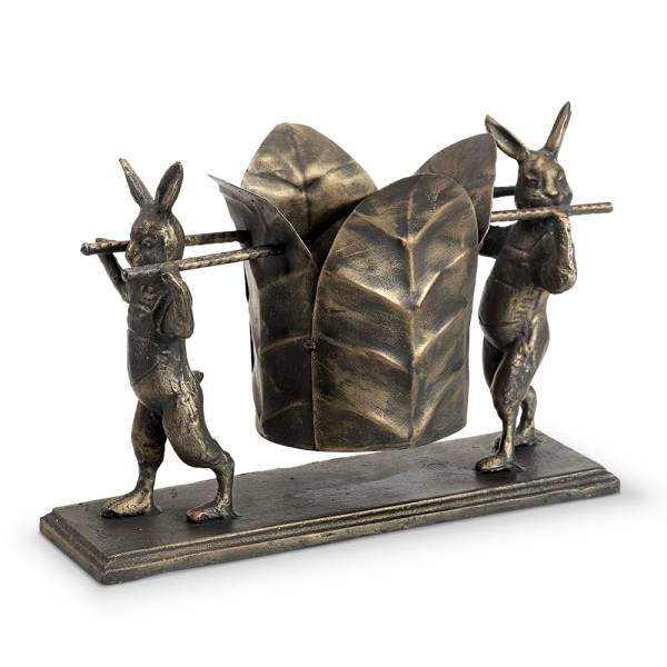 Rabbit Pair Wine Bottle Holder By SPI Home | Wine & Bar Accessories | Modishstore-4