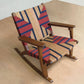 Masaya Handwoven Rocking Chair - Momotombo Pattern And Rosita Walnut | Armchairs | Modishstore - 2