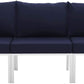 Modway Riverside 3 Piece Outdoor Patio Aluminum Sectional Sofa Set | Outdoor Sofas, Loveseats & Sectionals | Modishstore-3