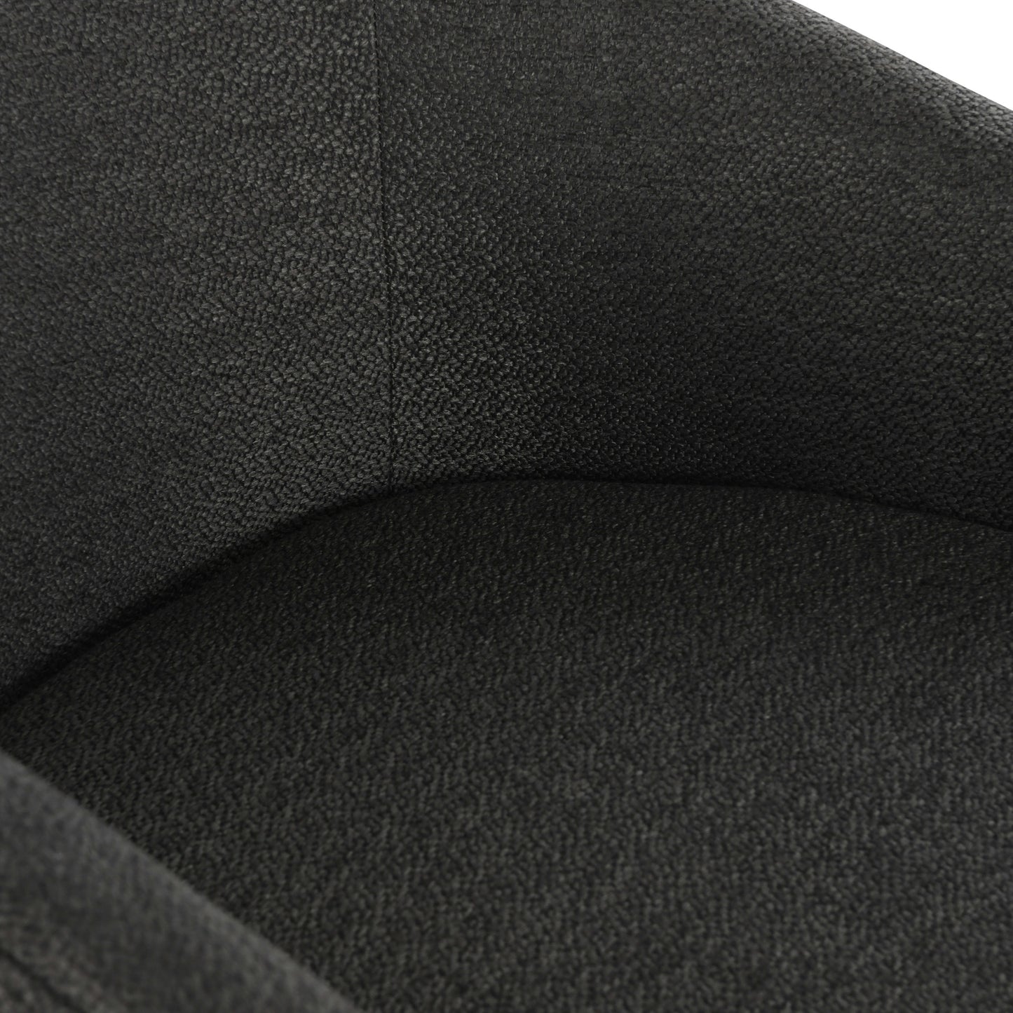 29" Gray Polyester Swivel Side Chair By Homeroots | Armchairs | Modishstore - 7