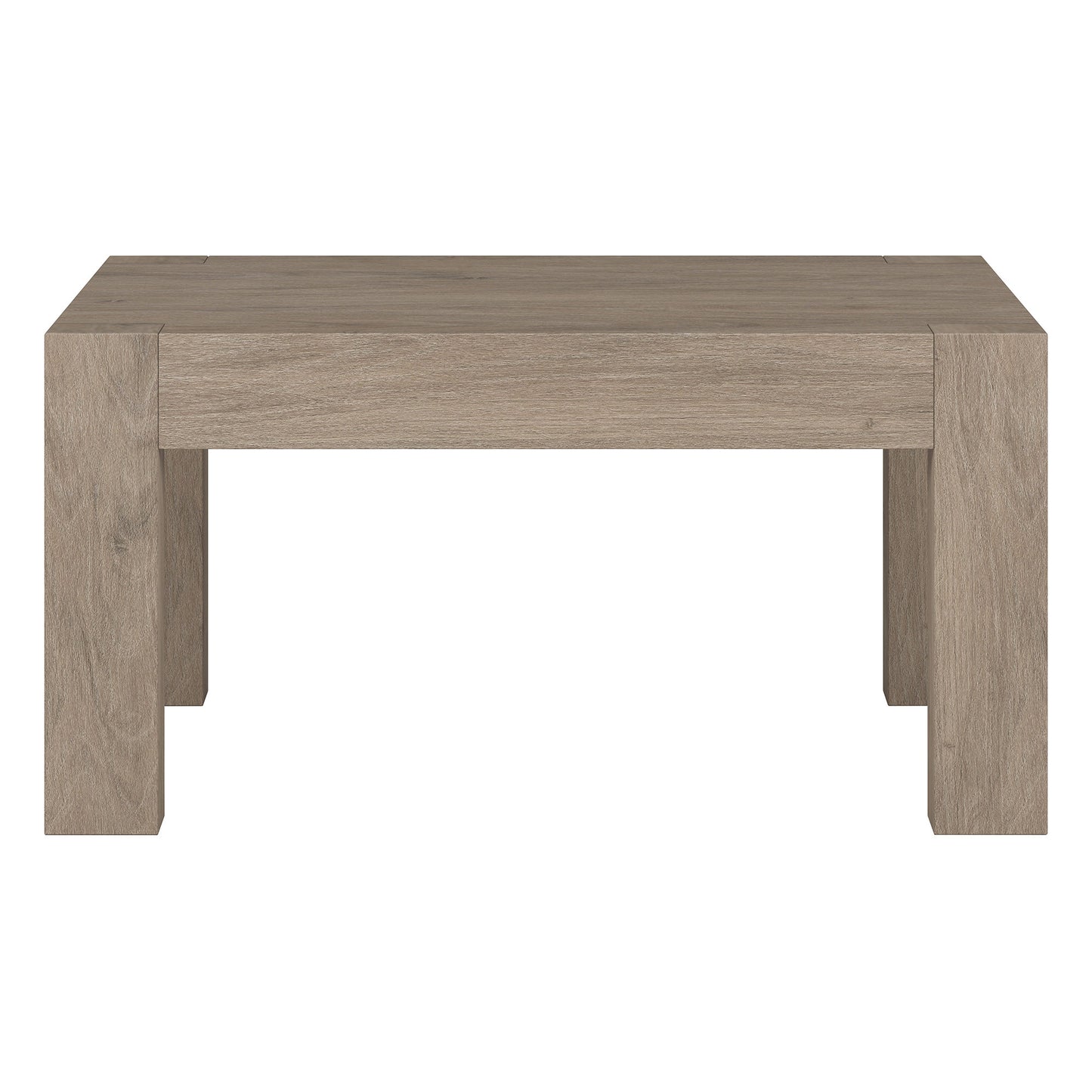 34" Gray Manufactured Wood Square Coffee Table By Homeroots
