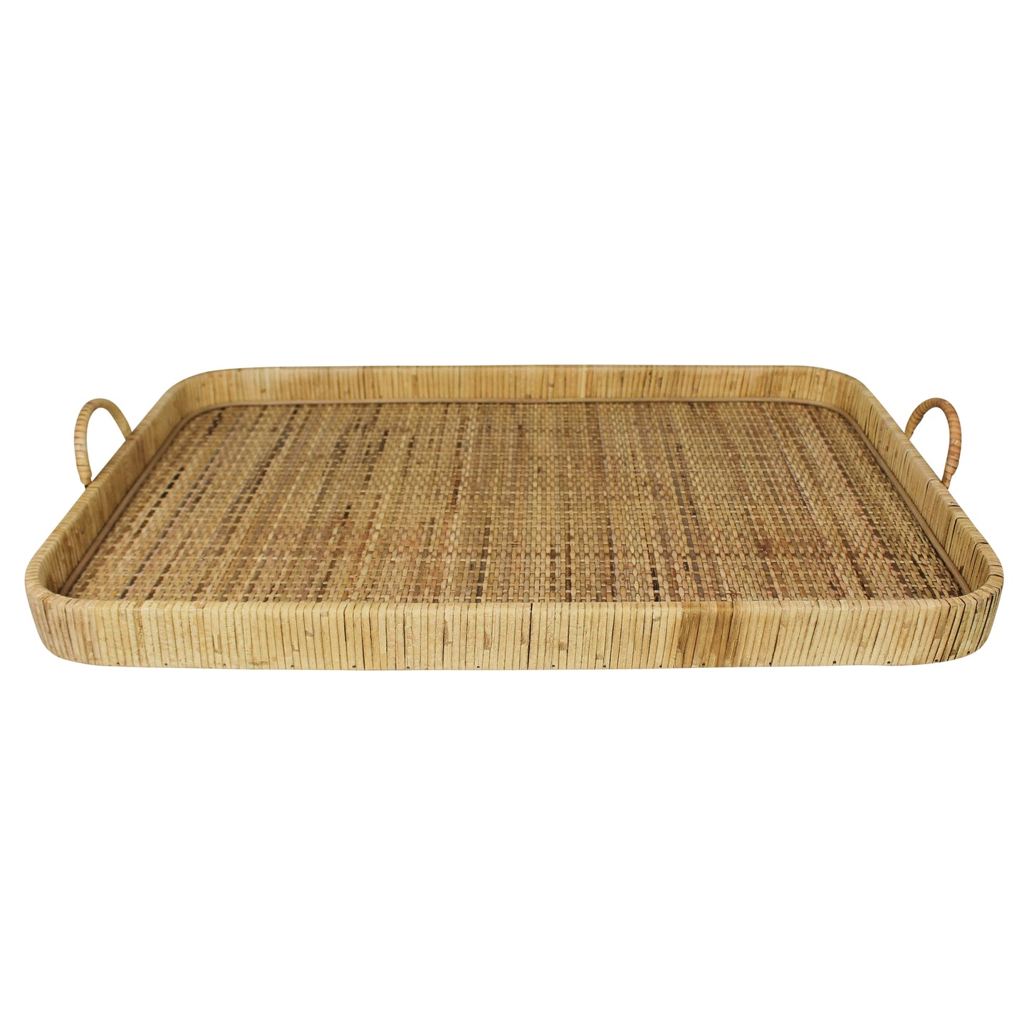 Cayman Grand Tray, Ratan - Rectangle | Modishstore | Trays