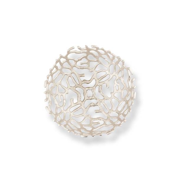 Nickel Finish Round Bowls S/2 By SPI Home | Bowls | Modishstore-5