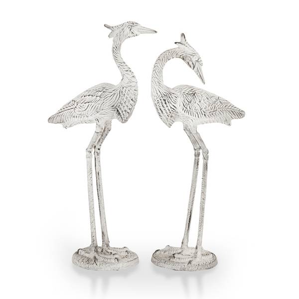 Courting Egrets S/2 (22"H, 21" By SPI Home | Outdoor Decor | Modishstore-3