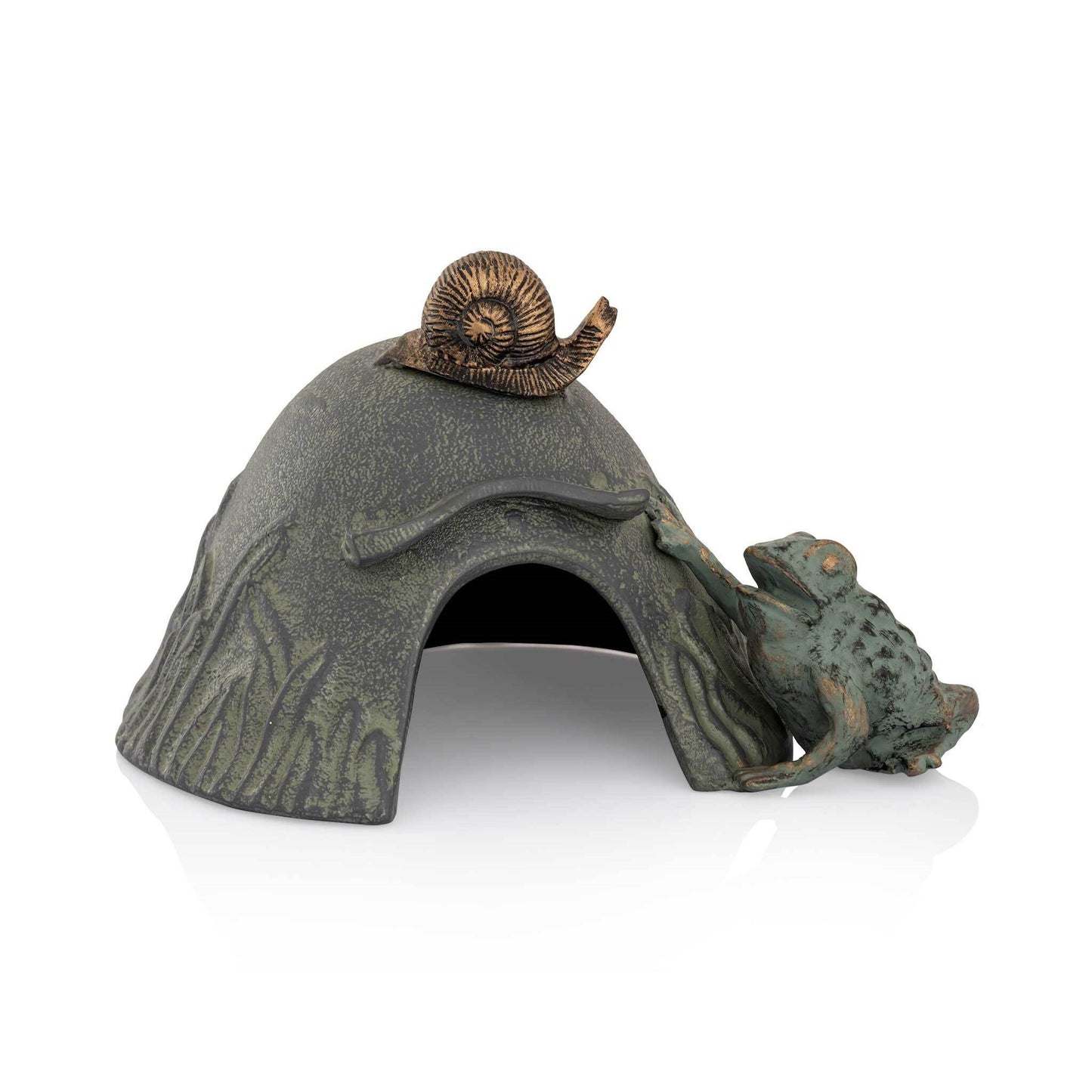 Toad House with Snail By SPI Home | Garden Sculptures & Statues | Modishstore