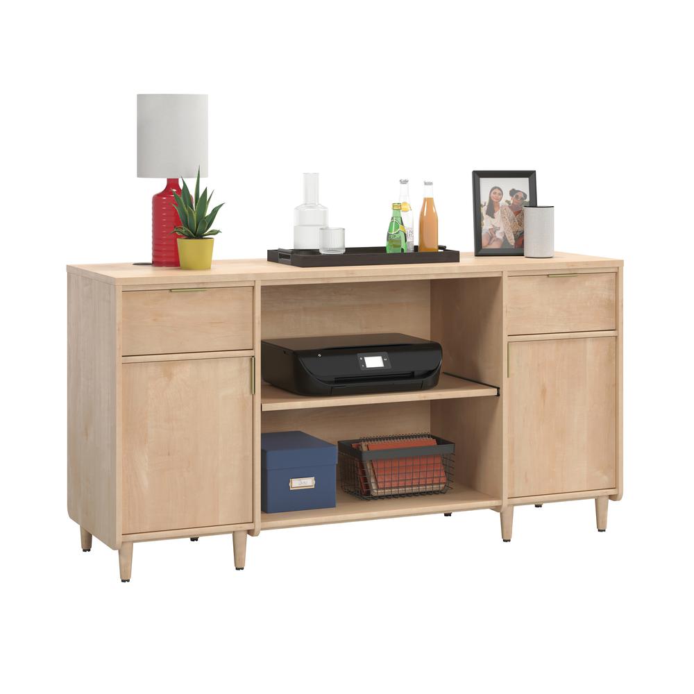 Clifford Place Credenza Natural Maple By Sauder | Sideboards | Modishstore - 3