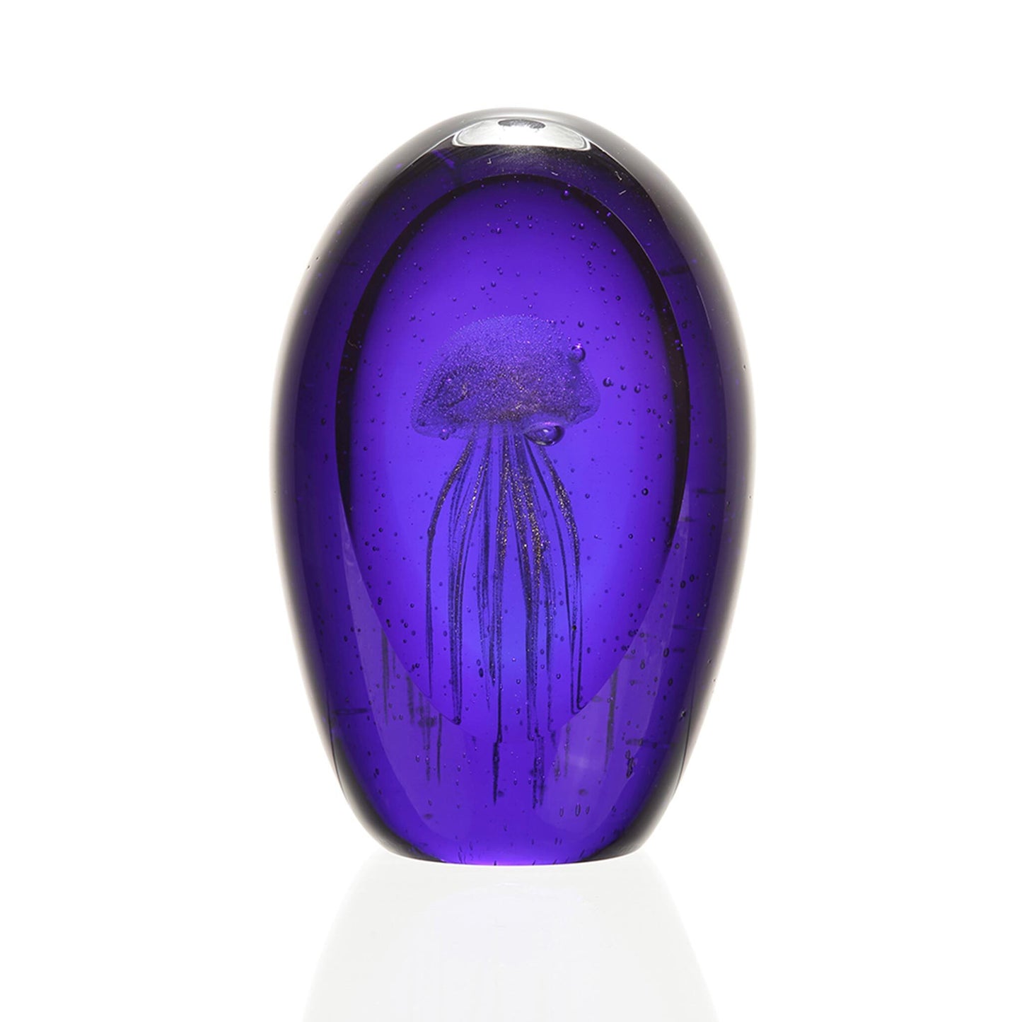 AG Gold Jellyfish in Cobalt By SPI HOME | Sculptures | Modishstore