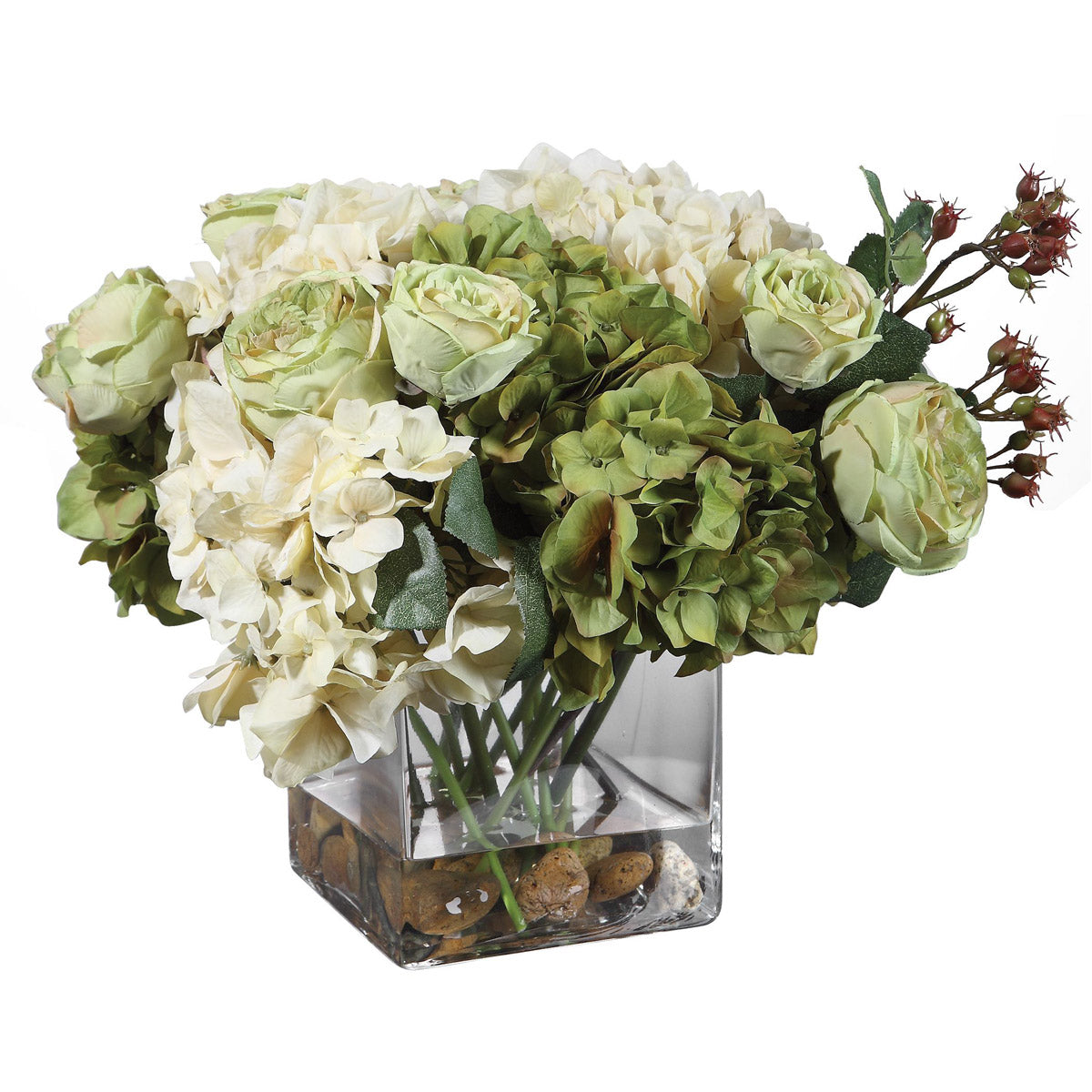 Uttermost Cecily Hydrangea Bouquet | Modishstore | Vases-4