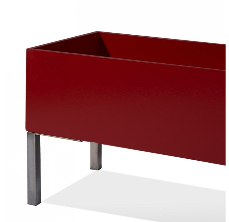 Linear Planter w/ Bronze Legs by Gold Leaf Design Group | Planters, Troughs & Cachepots | Modishstore - 8