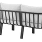 Modway Riverside 3 Piece Outdoor Patio Aluminum Sectional Sofa Set | Outdoor Sofas, Loveseats & Sectionals | Modishstore-21