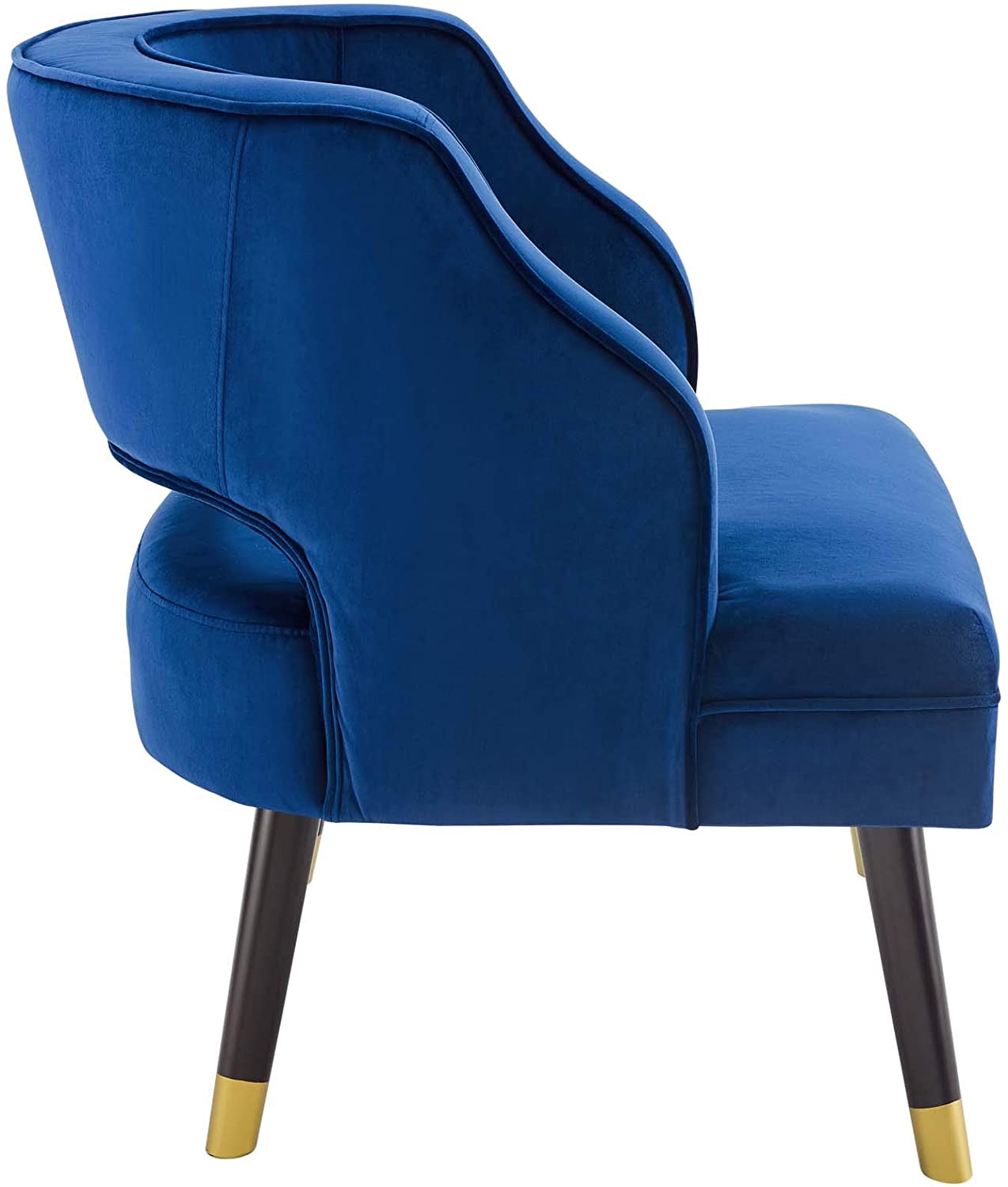 Modway Traipse Button Tufted Open Back Performance Velvet Armchair - EEI-3579 | Armchairs | Modishstore - 17