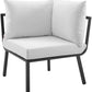 Modway Riverside 2 Piece Outdoor Patio Aluminum Sectional Sofa Set | Outdoor Sofas, Loveseats & Sectionals | Modishstore-17