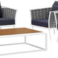 Modway Stance 4 Piece Outdoor Patio Aluminum Sectional Sofa Set-EEI-3172 | Outdoor Sofas, Loveseats & Sectionals | Modishstore-6