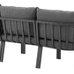 Modway Riverside 3 Piece Outdoor Patio Aluminum Sectional Sofa Set | Outdoor Sofas, Loveseats & Sectionals | Modishstore-14