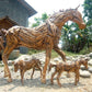 Garden Age Supply Teak Root Horse | Animals & Pets | Modishstore