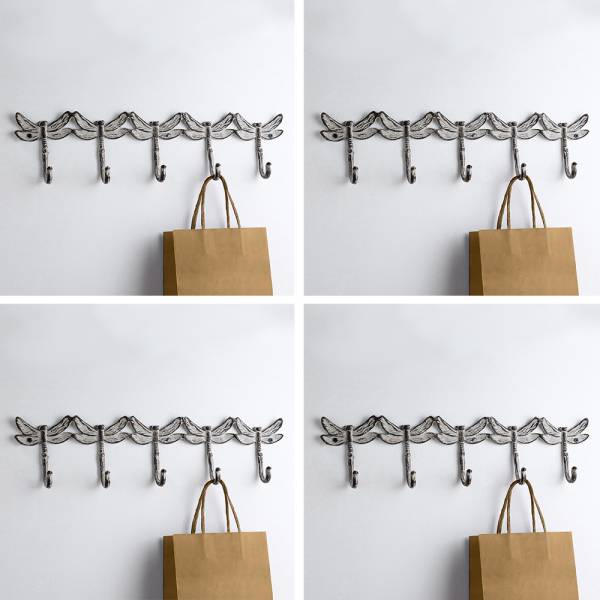 Kalalou Cast Iron Octopus Wall Hook - Set Of 4  Coat hooks on wall, Wall  hooks, Decorative wall hooks
