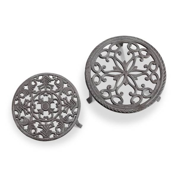 Antiqued Plant Stands S/2 - 10 By SPI Home | Stands | Modishstore-4