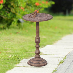 Antiqued Sundial on Stand By SPI Home
