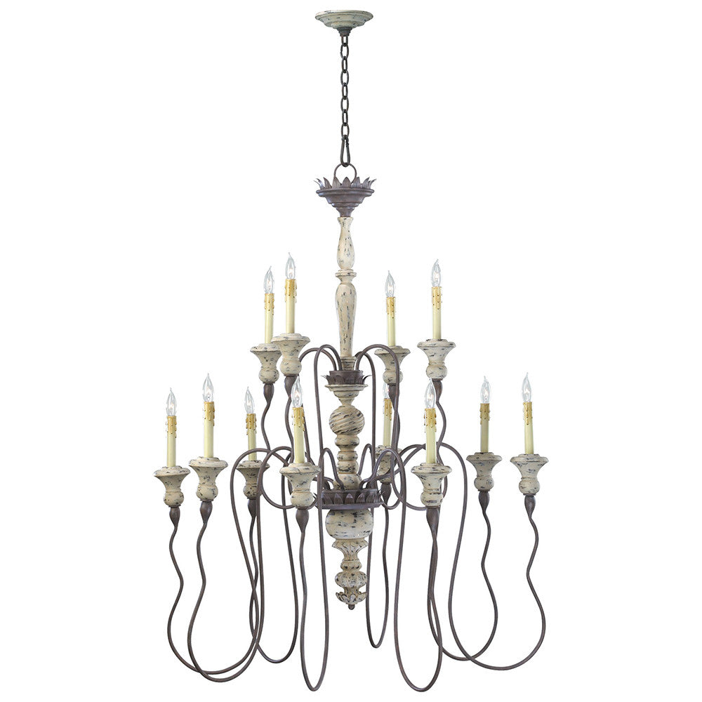 Cyan Design Provence 12-Light Chandelier - Carriage House | Modishstore | Chandeliers