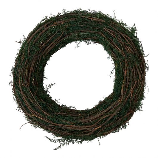 Underbrush Pine Branch & Moss Wreath Set Of 4 By Accent Decor | Garland & Wreath | Modishstore - 5