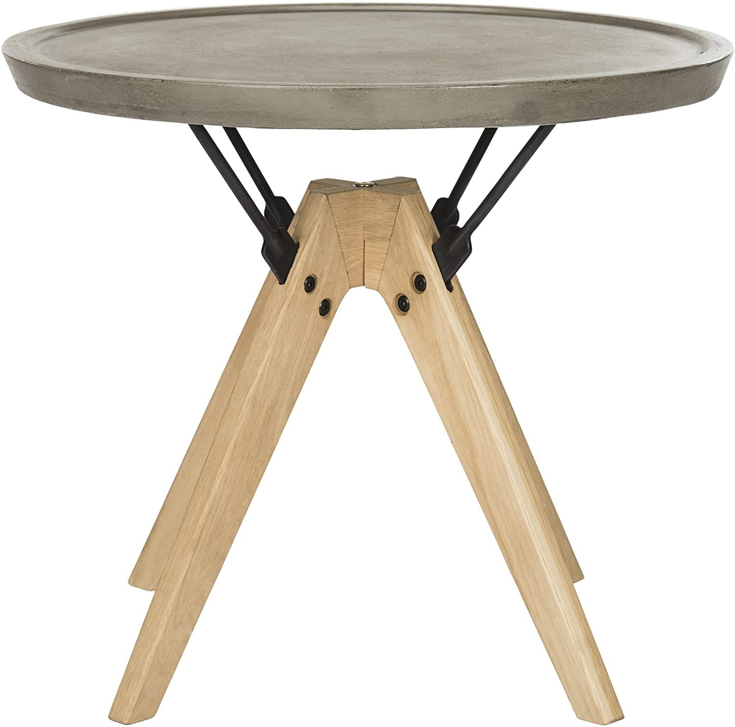 Safavieh Farmond Indoor/Outdoor Modern Concrete 19.69-Inch H Side Table | Side Tables | Modishstore - 5