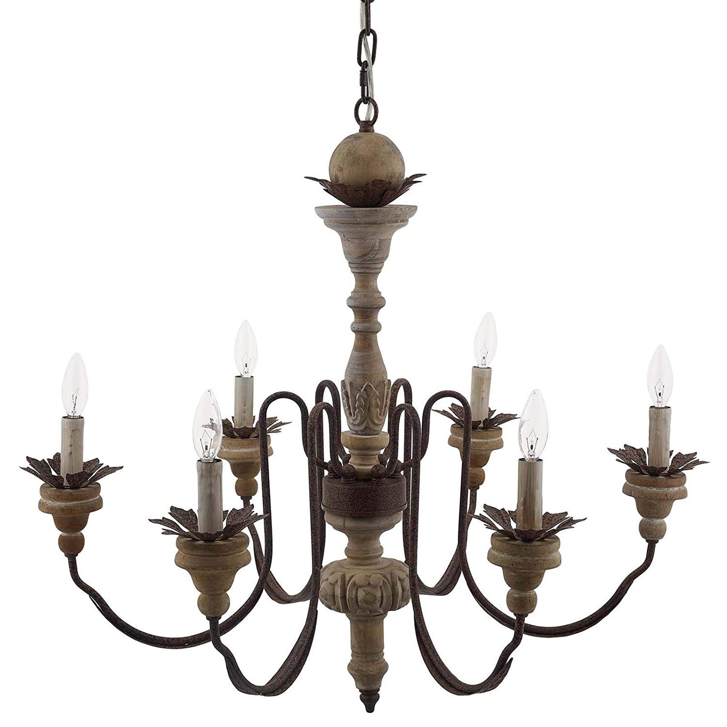 Bountiful Vintage French Pendant Ceiling Light Candelabra Chandelier By Modway - EEI-2888 | Chandeliers | Modishstore - 4