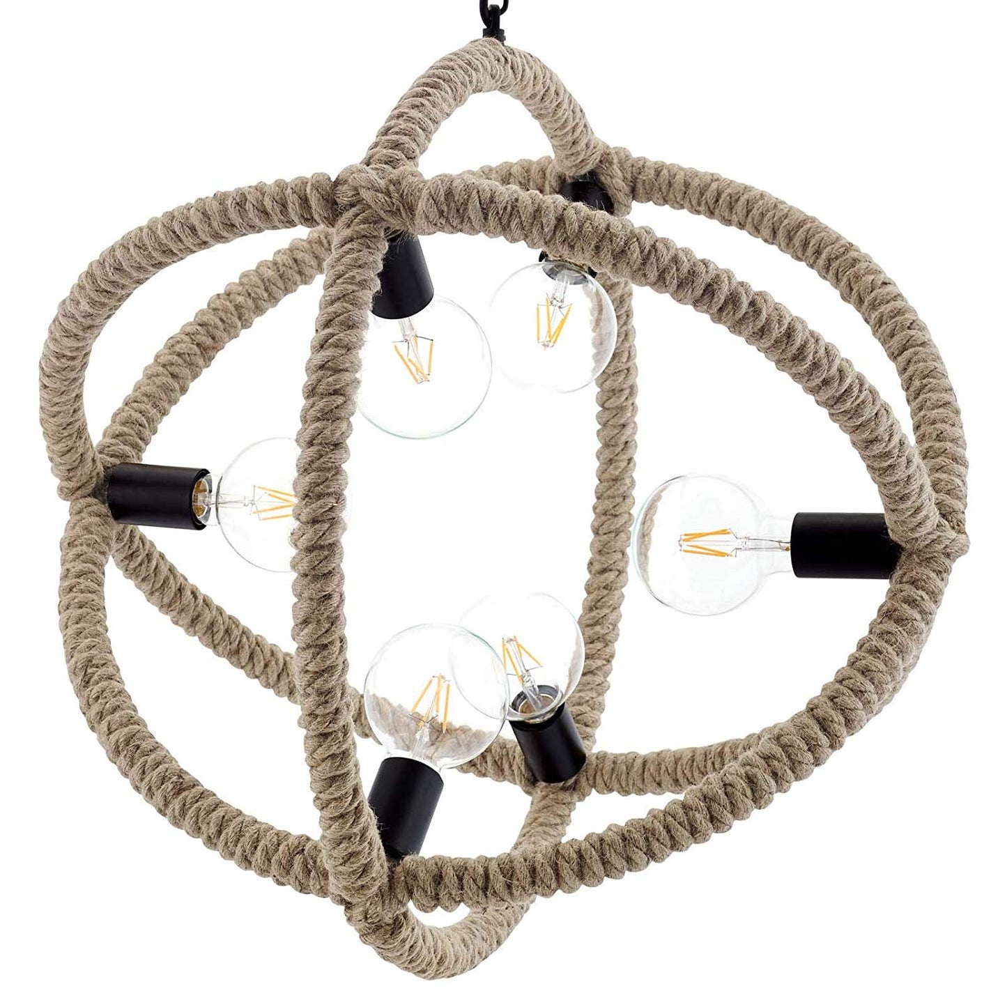 Transpose Rope Pendant Chandelier By Modway - EEI-3076 | Chandeliers | Modishstore - 4