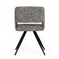 Vigfurniture Palmer - Modern Grey Fabric Dining Chair (Set of 2)