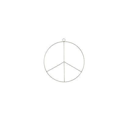 Peace Brass Wreath Set of 6 by Accent Decor | Garland & Wreath | Modishstore