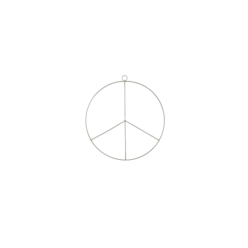 Peace Brass Wreath Set of 6 by Accent Decor | Garland & Wreath | Modishstore
