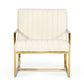 Divani Casa Baylor - Modern Off-White Accent Chair-2