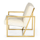 Divani Casa Baylor - Modern Off-White Accent Chair-3