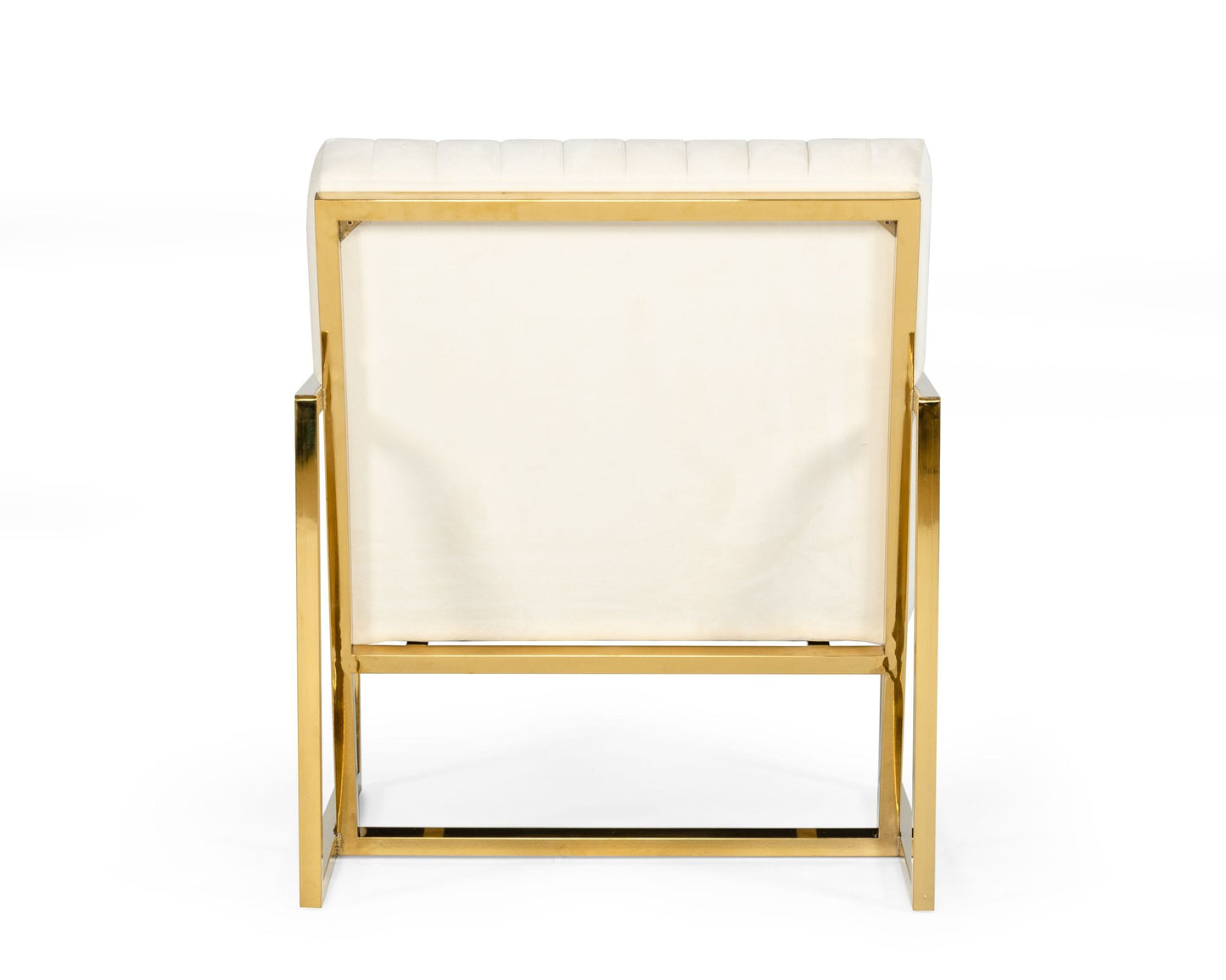 Divani Casa Baylor - Modern Off-White Accent Chair-5
