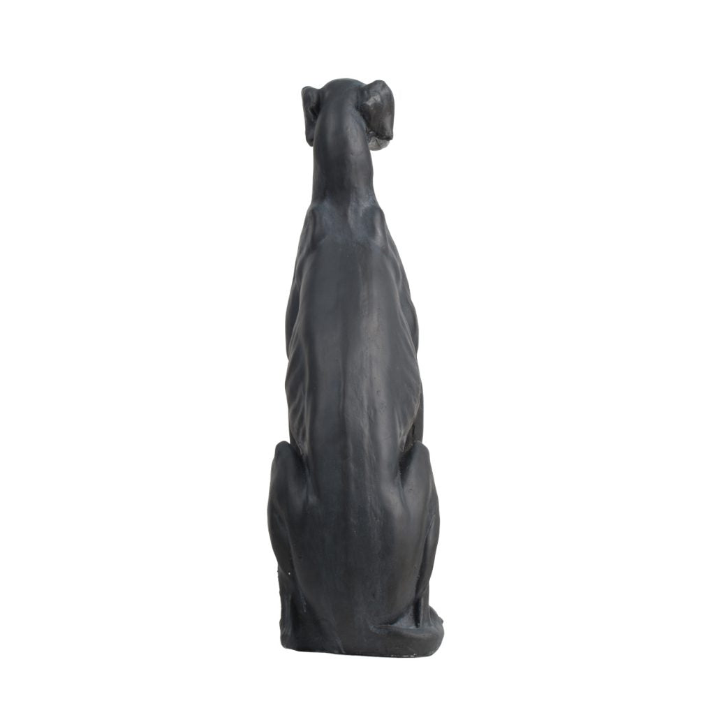 A&B Home Matte Black Finish Stunning Dog Statue | Animals & Pets | Modishstore - 4