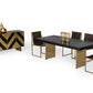 Modrest Perret - Glam Black Ash & Brushed Brass Modern Buffet | Modishstore | Sideboards-3