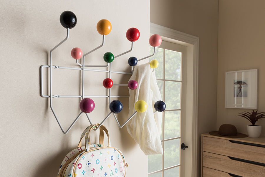 Baxton Studio Penny Mid-Century Modern Multi-Colored Coat Hanger | Modishstore | Coat Racks